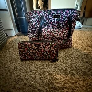 Kate Spade Floral Purse and Wallet